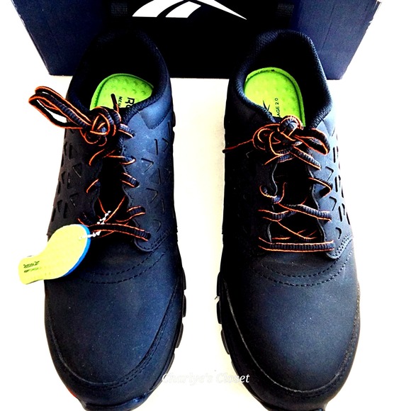 Reebok Sublite Cushion Blk/Orange‎ Comp Toe RB4050 Work Shoe USM-7W W-9W main image 8